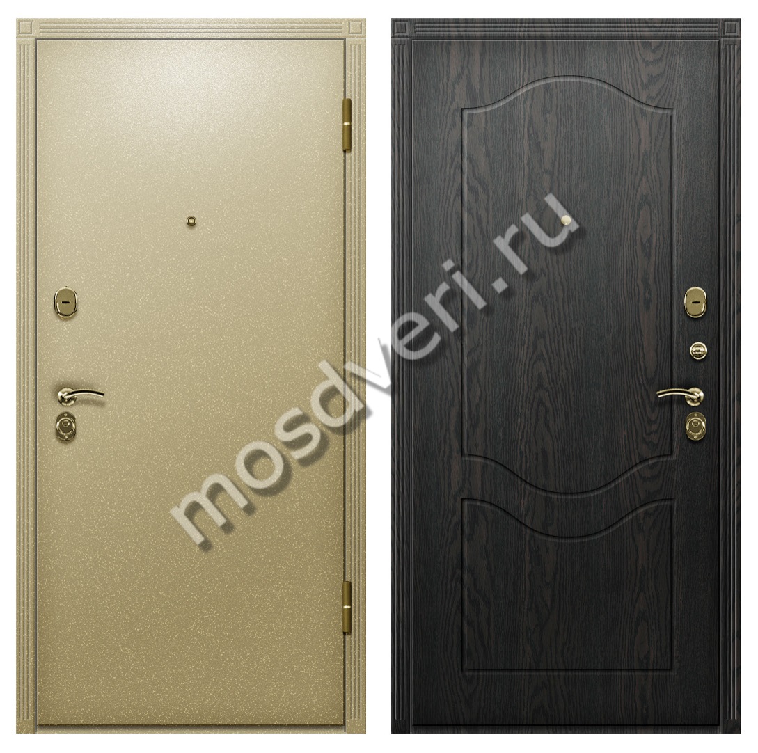 Входная дверь с одной створкой в коттедж порошок и МДФ панели TD-157 - купить от производителя Мосдвери Входная дверь с одной створкой в коттедж порошок и МДФ панели TD-157