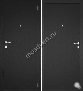 Дверь черная входная с терморазрывом порошок - купить от производителя Мосдвери Дверь черная входная с терморазрывом порошок